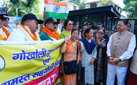 नेपाल आपदा राहत के लिए आठ सदस्यीय दल रवाना, मुख्यमंत्री ने दिखाई हरी झंडी।