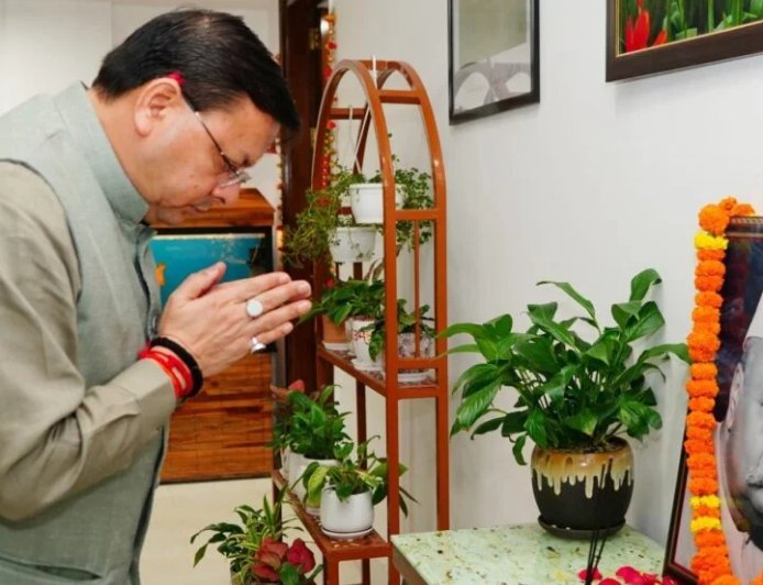 Uttarakhand:-मुख्यमंत्री पुष्कर धामी ने पंडित गोविंद बल्लभ पंत की जयंती पर किया उनका भावपूर्ण स्मरण