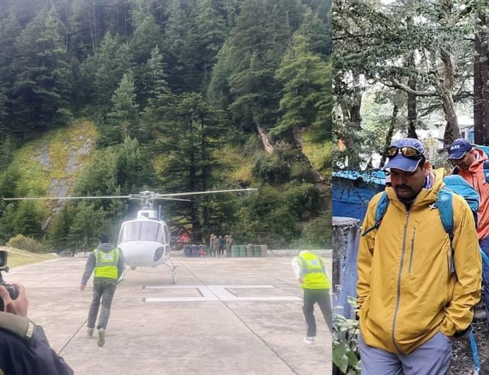 कालिंदी ट्रैक पर फंसे 29 ट्रैकर्स का रेस्क्यू पूरा, हेली के जरिए पहुंचाया गया हर्षिल