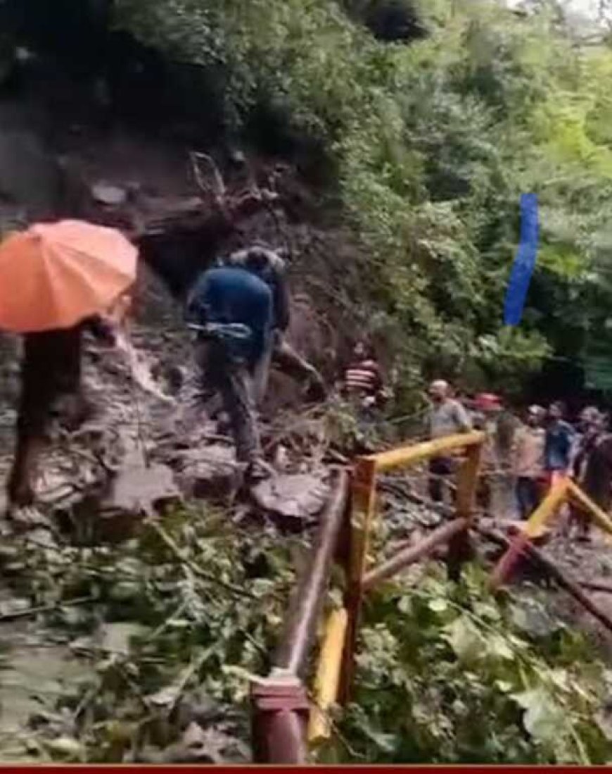 बारिश से हेमकुंड साहिब पैदल मार्ग क्षतिग्रस्त, पुलना के पास आवाजाही मुश्किल।