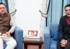 Uttarakhand:-मुख्यमंत्री पुष्कर धामी से प्रसिद्ध फिल्म अभिनेता अक्षय कुमार ने की शिष्टाचार भेंट