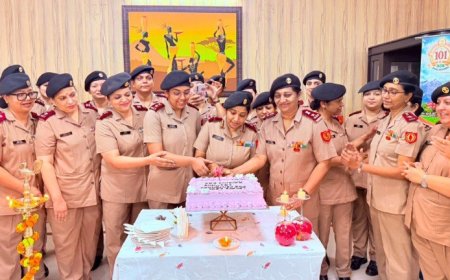 सैन्य नर्सिंग सेवा ने मनाया 101वां स्थापना दिवस