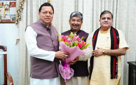 मुख्यमंत्री पुष्कर सिंह धामी ने दिनेश आर्य को राज्यसभा सांसद बनने पर दी बधाई