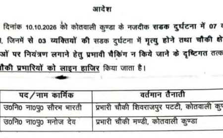 रुद्रपुर: SSP अजय गणपति का कड़ा एक्शन, दो चौकी प्रभारी लाइन हाजिर