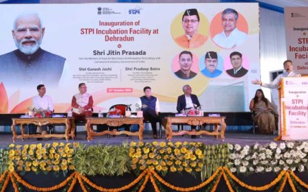 देहरादून में STPI की नई इन्क्यूबेशन फैसिलिटी शुरू, 1700 से अधिक स्टार्टअप्स को मिलेगा प्रोत्साहन।