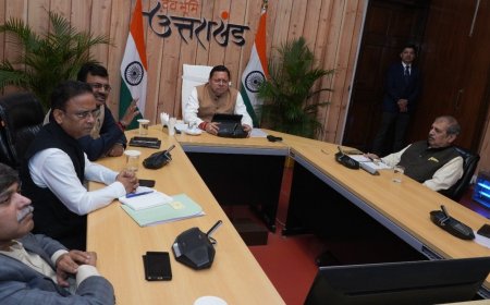 Uttarakhand:-मुख्यमंत्री पुष्कर धामी ने कि यूपीसीएल एवं पिटकुल की समीक्षा,वित्तीय स्थिति में सुधार और लंबित देनदारियों के भुगतान में तेजी लाने के निर्देश