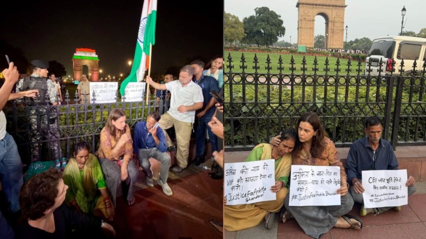 अंकिता भंडारी केस: माता-पिता का इंडिया गेट पर धरना, VIP दुष्यंत गौतम की नियुक्ति पर सवाल