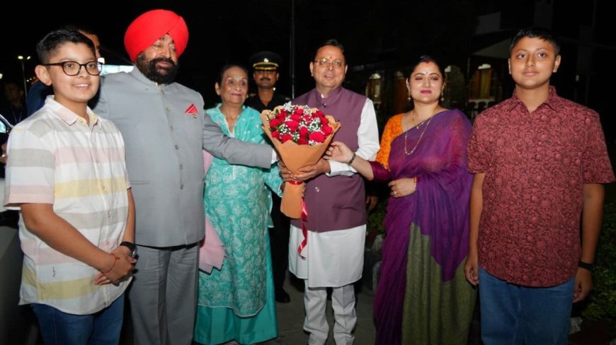 Dehradun:-मुख्यमंत्री पुष्कर धामी ने की राज्यपाल गुरमीत सिंह के उत्तराखण्ड में योगदान,मार्गदर्शन और जनसेवा के प्रयासों की सराहना